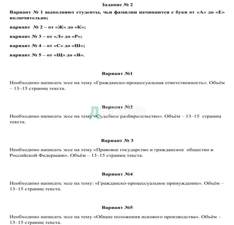 Контрольная работа: Особое производство в гражданском процессе